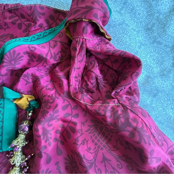 Junglee Billee Boho Festival Shorts with Tassel Beads Size L/XL NWT - Picture 6 of 11